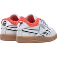 thumbnail image 3 of Toddler Girls Reebok Club C Revenge Shoe Size: 6 White - Reebok Rubber Gum 01 - Black Fashion Sneakers, 3 of 5