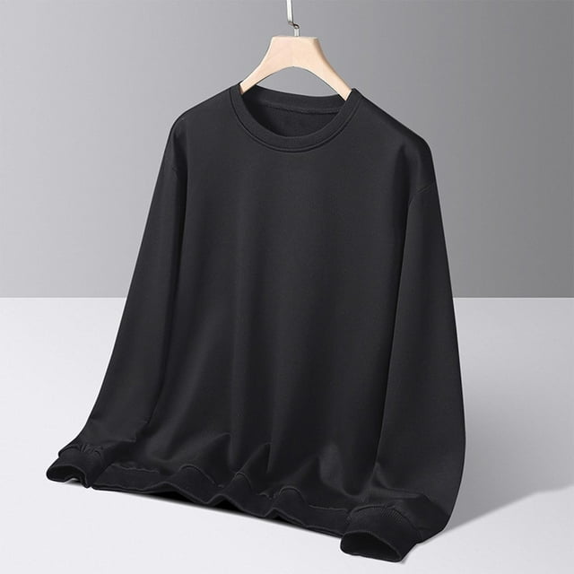 Plain Sweatshirt Fall Sweaters for Men Men's Tops Long Sleeve Men's Sweatshirt Running Sweatshirt Men Pullover Sweater Men Pullover Sweater Mens Fall Sweater