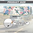 thumbnail image 7 of SEANATIVE Rear Window Decal for Trucks,Decorative UV Resistant Car Back Window Graphic Perforated Vinyl Film Scratch-resistant Universal Pickup Sticker, Hummingbird Dragonfly Butterfly Floral, 7 of 7