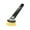 Yellow#2, variant on Press-Type Automatic Liquid Dispensing Cleaning Brush with PET Bristles | Non-Slip ABS Handle | Kitchen & Household Cleaning Tool | 23.5x8cm