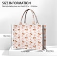 thumbnail image 3 of Large Capacity Tote Bag,Ballet Princess Pattern Handbag Fashion Luxury Tote Bag,15.7"x13"x 5.1" Inches,Laptop Compatible, 3 of 6