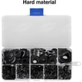 thumbnail image 5 of Joint en Nylon, 500 Pcs Rondelle Plate Noire Entretoise Ronde Compatible avec M2 M2.5 M3 M4 M5 M6 M8 M10, 5 of 5