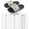 thumbnail image 2 of GZHJMY Stylish Slides for Women Men, France and Paris with French Symbols Soft Flexible Slip-on Sandals Slippers, 2 of 7