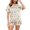 Beige, variant on GHSOHS Sleepwear Pajamas for Women Set Loungewear Sets Woman 2 Piece Sets Pajamas Floral Graphic Print Short Sleeve Button Shirt and Shorts Pajama Set Sleepwear Pj Sets Outfits Lounge Sets Pj Sets