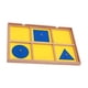 thumbnail image 2 of Chico juguete que empareja formas geométricas bloque de patrón juguete educativo emparejamiento geométrico rompecabezas geométricos de madera para, 2 of 9