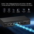thumbnail image 2 of Conmutador de red Binardat Conmutador gestionado de 6 puertos y 10 Gigabits, 2 of 8