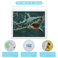 thumbnail image 6 of Diamond Art Kits for Adults, Abstract Geometric SharkDiamond Painting Kits for Beginners, Frameless Round 5D Full Drill Diamonds Art Pictures Gem Art Crafts Home Decor Gifts, 6 of 8