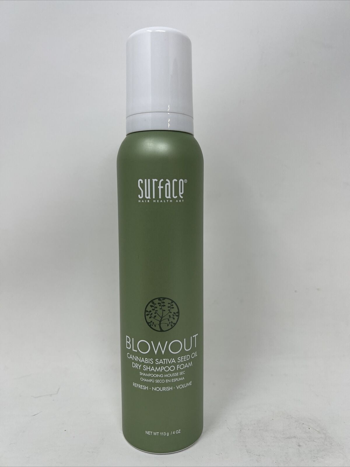 Surface BLOWOUT Sativa Seed Oil Dry Shampoo Foam 4 oz.