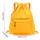 thumbnail image 2 of Mochila con cordón mochila para mujeres a prueba de agua de nylon mochila mochila amarilla, 2 of 9