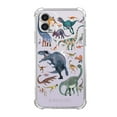 thumbnail image 1 of Jurassic Period Dinosaurs Collage Clear Case for iPhone 11,Transparent Soft TPU Bumper Full Cover Case, 1 of 1