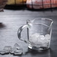 thumbnail image 6 of Espresso Measuring Glass Cup, 70ml Mini Double Spouts Shot Glass Cup with Pouring Handle and Scale Ounce Measure Triple Pitcher Clear Cup for Milk,Coffee,Tea, Juice,Wine, 6 of 9