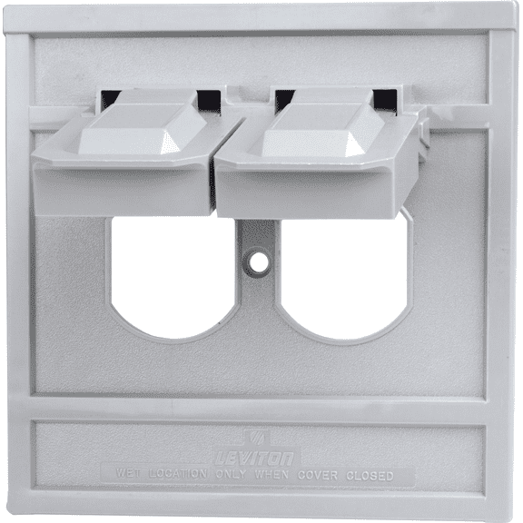 Leviton Duplex Receptacle — UL Listed for US Residential Electrical Code Compliance, Drop-in NEC-Standard Wiring
