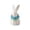 D, variant on Fine Porcelain Spring Easter Bunny Rabbit, Porcelain Modern Art Spring Home Decor, Easter Decorations Rabbit Figurines Decor