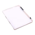 thumbnail image 1 of Cateissary Práctica caja de almacenamiento de archivos transparente A4 Cajas de documentos de plástico transparente Organizadores de papel de Almacenamiento y organización del hogar negro, 1 of 5