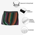 thumbnail image 3 of Naloa Colorful Stripes Mens Underwear - Boxers for Men, Mens Boxer Briefs, Classic Briefs for Men-Small, 3 of 5