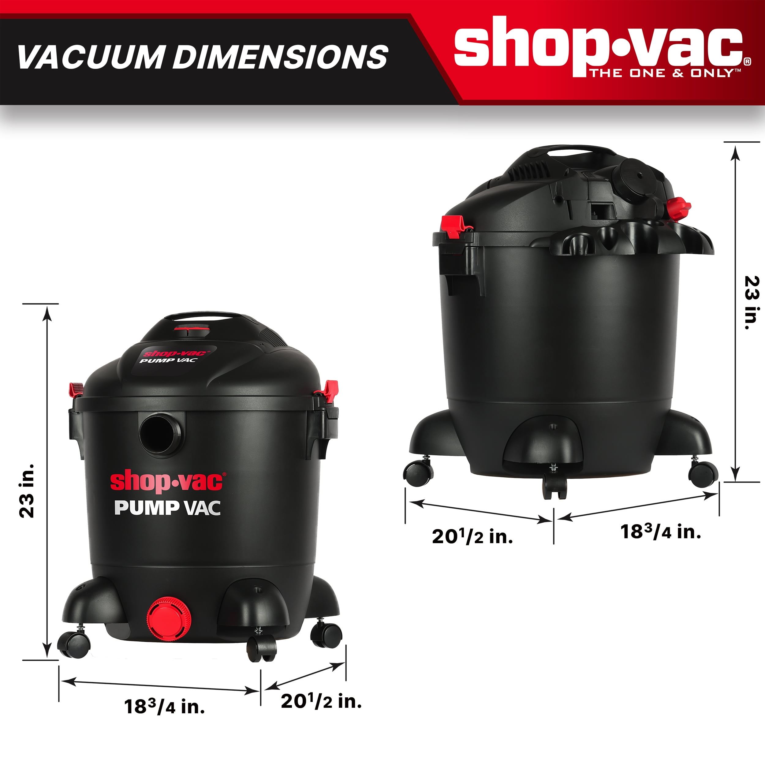 Shop-Vac 12 Gallon 5.0PHP Wet Dry Pump Vacuum