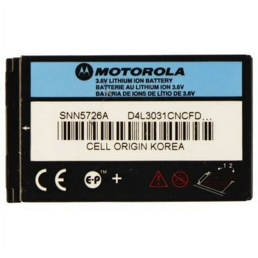 Motorola SNN5726A 3.6v Lithium Ion Battery for Motorola Phones - Black
