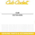 thumbnail image 2 of CUB CADET 720-0209 Large T Knob 60 RTS50 RT A430 440214 440 430, 2 of 5