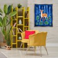 thumbnail image 4 of Stupell Industries Eclectic Fawn & Lupine Flowers Gray Floating Frame Canvas Art, 25 x 31, by Renee Thompson, 4 of 8