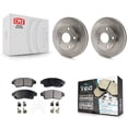 thumbnail image 1 of Transit Auto Front Disc Brake Rotors and Ceramic Pads Kit for Car Toyota Camry 2.2L K8T-100279, 1 of 11