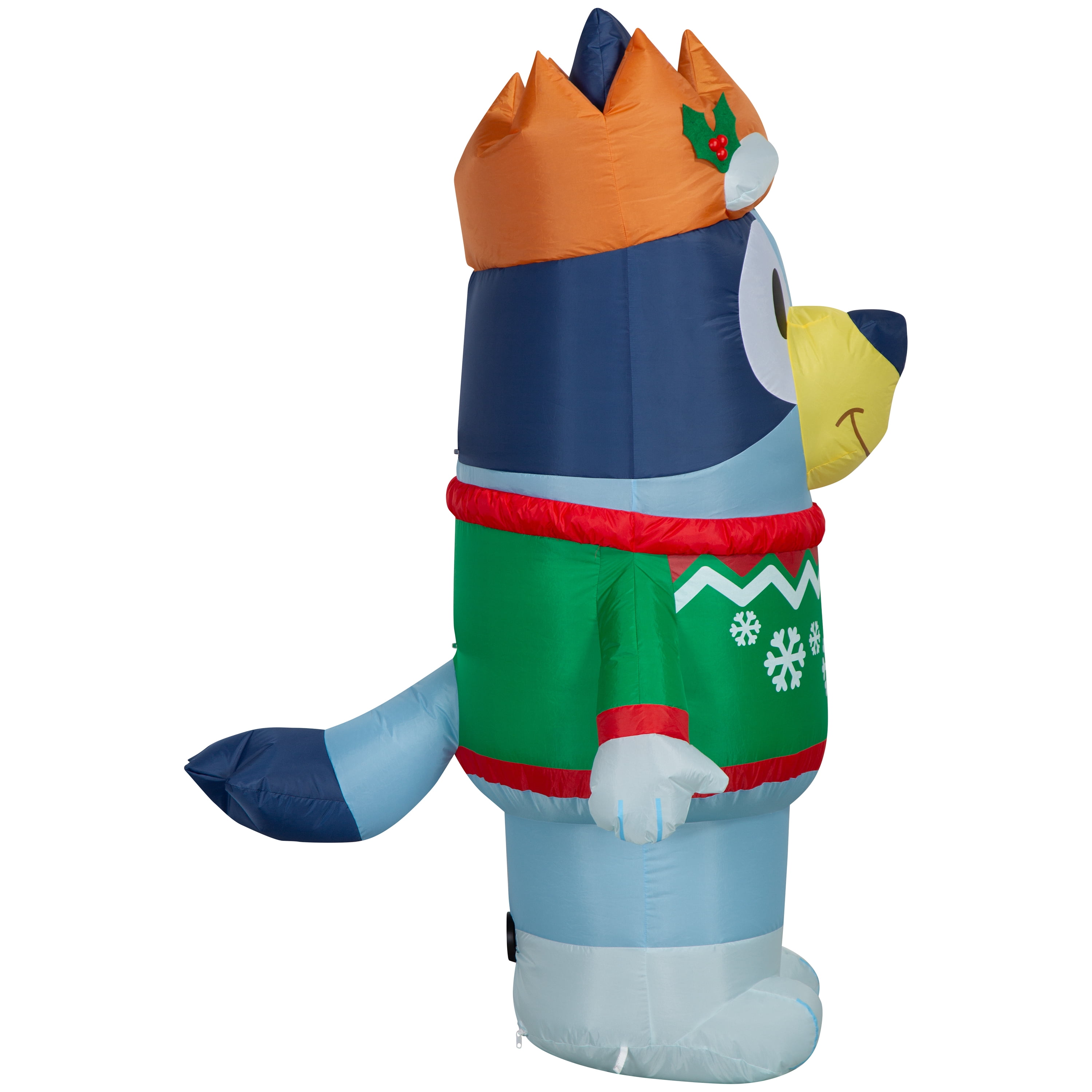 Christmas Yard Inflatable Bluey in Christmas Sweater BBC, 5 ft