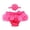 Hot Pink, variant on Holiday Print Thong Panties for Women - Plus Size Holiday Themed Briefs, Soft Stretch Nylon Base Layer for Festive Daily Wear