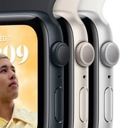 Restored Apple Watch SE (2nd Gen) GPS 40mm Starlight Aluminum Case with Starlight Sport Band - M/L
