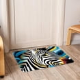 thumbnail image 6 of Zebra Polyester Non-Slip Machine Washable Floor Rug Indoor Rug - Best Office Mat at Amazon, 6 of 6
