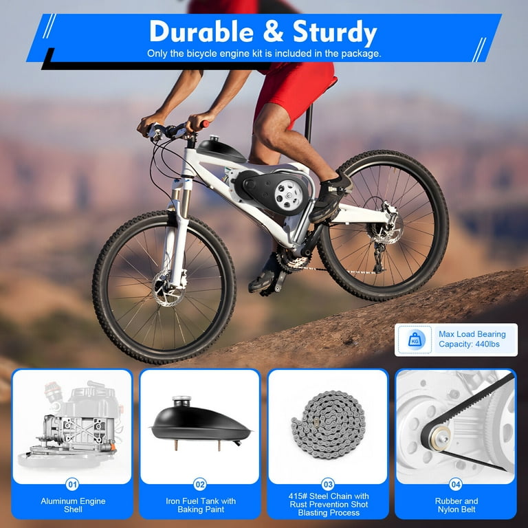 Stroke 100cc Gas Motorized Bike Engine Kit Set