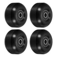 thumbnail image 1 of Unique Bargains Roues de Planche à Roulettes 52mm avec Roulements Roues de Rue pour Skateboards Roue de Croisière 95A, Noir Lot de 4, 1 of 4