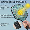thumbnail image 4 of Pickleball Paddles Set,Pioneer Flower Floral Print Pattern Fiberglass Surface Pickleball Racket Set with 2 Indoor Outdoor Pickleball Balls and Pickleball Bag,Pickle-ball Equipment, 4 of 6