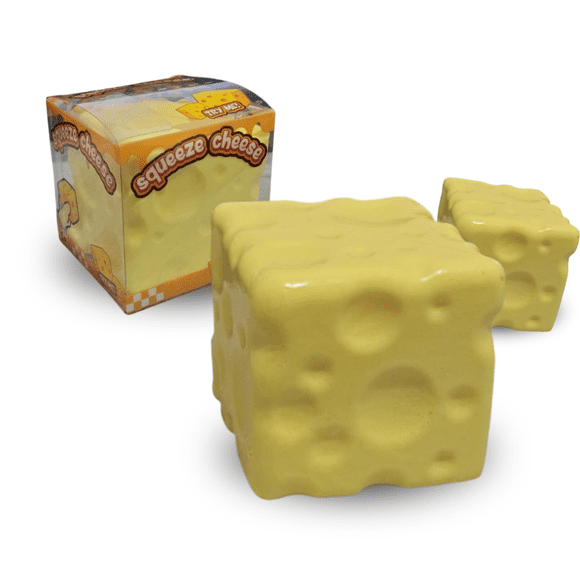 Squeeze Cheese Pack 2 Figura Antiestres Fidget Squishy Forma De Queso Con Aroma