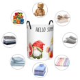 thumbnail image 4 of Balery Summer Gnome Cesta de ropa redonda con asas, impermeable, independiente, para ropa, juguetes, dormitorio y familia-Medium, 4 of 6