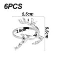 thumbnail image 2 of Napkin Rings，Christmas, Holidays, Thanksgiving, 2 of 5