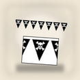 thumbnail image 2 of 12 Pack Bulk Jolly Roger Party Pennant Banner, 2 of 6