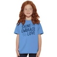 thumbnail image 4 of Shine Embrace Autistic Awareness Crewneck T Shirts Boy Girl Teen Brisco Brands L, 4 of 6
