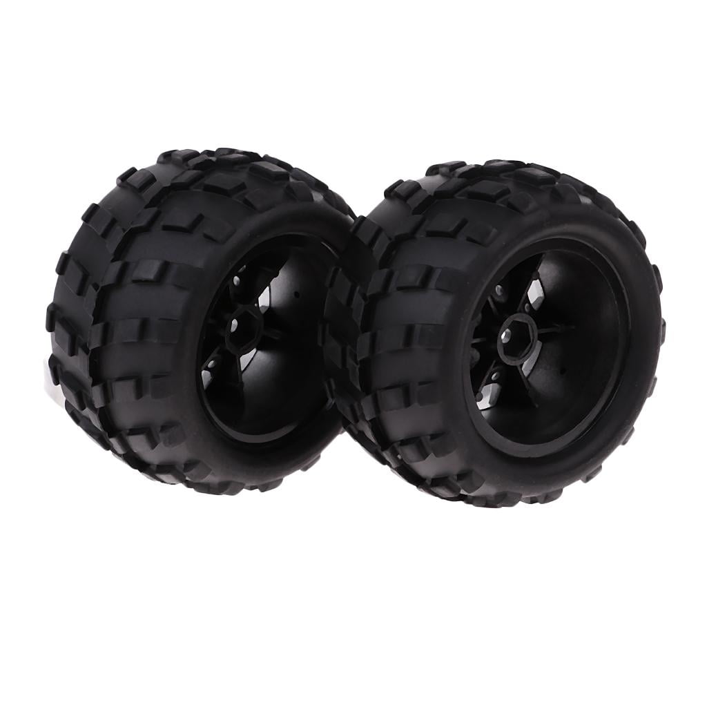 4pcs Black Rubber Tire Tyres for WLtoys A979 A979-B A979-A RC Car Spare Part 