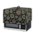 thumbnail image 7 of TSOVTHRID Boho Mandala Floral Print Toaster Oven Cover Dust-Proof Microwave Oven Cloth Cover with Handle Heat-Resistant Kitchen Machine Covers Case Protections Protector, 18.25"W x 14.5"D x 11"H, S, 7 of 7