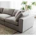 thumbnail image 2 of Roundhill Furniture Rivas Contemporary Sectional Sofa, Graphite Polyester Blend, 2 of 9