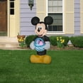 thumbnail image 5 of Gemmy Airblown Inflatable Mickey Mouse with Easter Basket, 3.5 ft Tall, Black, 5 of 5