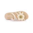 thumbnail image 3 of BLISSFUL STEP Women's Floral Sandals Slip on Open Toe Flats Sandals, 3 of 6