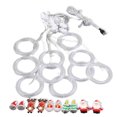 thumbnail image 1 of Strip Light USB Powered Waterproof E40 String Lamp Christmas Window Curtain Hanging 5V 7lm Lighting Ornament, 1 of 10