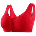 thumbnail image 2 of Birdeem Casual Sexy Front Button Shaping Cup Shoulder Strap Underwire Bra Plus Size Extra-Elastic Wirefree, 2 of 9