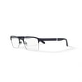 thumbnail image 2 of New Balance Men's Rectangular Eyeglasses, NB497, Gunmetal, 51-18-140, with Case, 2 of 14