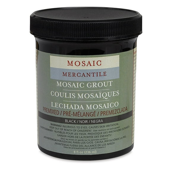 Diamond Tech Mosaic Tile Grout 8oz-Black