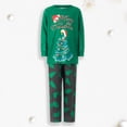 thumbnail image 4 of Disfraz Premium Vestido familiar para padres e hijos, patrón de árbol de Navidad, ropa de dormir (niño 2T) Kuymtek Verde T 2-3 años Única para Unisex, 4 of 6