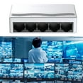 thumbnail image 4 of MOMOJIA 5 Port Gigabit Ethernet Switches Fast Speed Data Transfer Plugs and Play Plastic Housing for Home Office Networking Expansion, 4 of 6