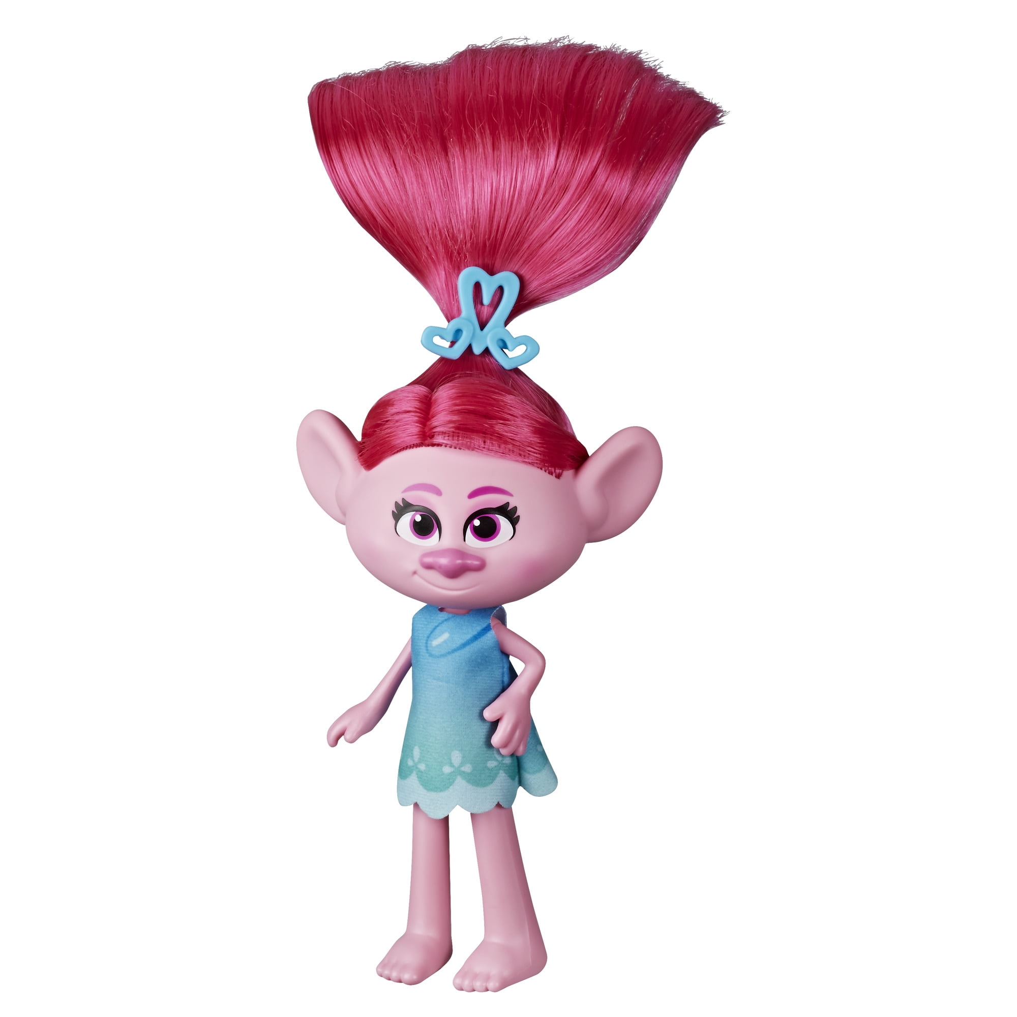 Dreamworks Trolls 3D Character Slippers Poppy Girls Size 5-6 New with Tags 