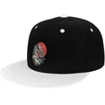 thumbnail image 2 of Chinese Dragon Hip Hop Hat Two Tone Flat Bill 6 Panel Cap Unisex, 2 of 9