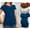 Vivid blue/Gray/Brown, variant on Bearsland Women's Short Sleeve Maternity Tops Side Ruched Tunic T-Shirts Pregnancy Clothes